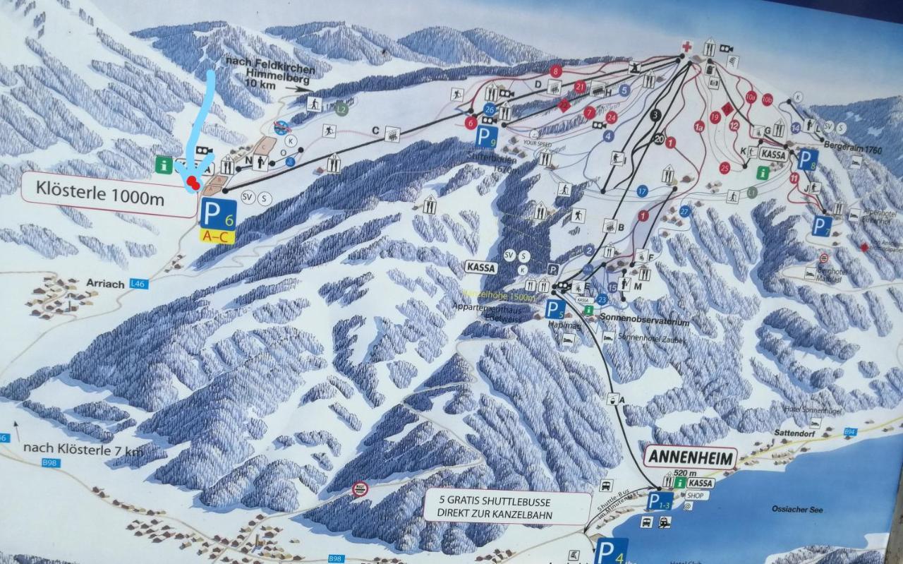 Appartement Vidmar-Wintertraum Arriach エクステリア 写真